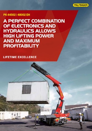 Hidraulikus rakodódaruk Palfinger PK 44502 C