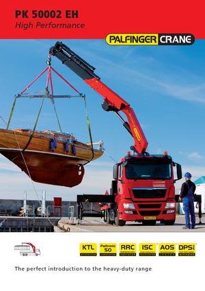 Hidraulikus rakodódaruk Palfinger PK 50002 EH G