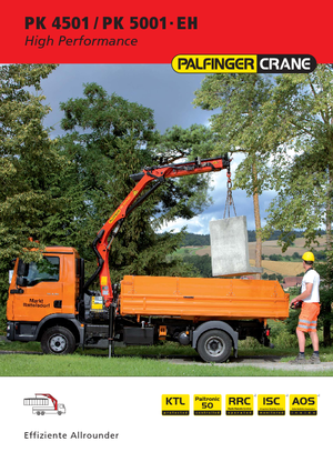 Hidraulikus rakodódaruk Palfinger PK 5001 EH