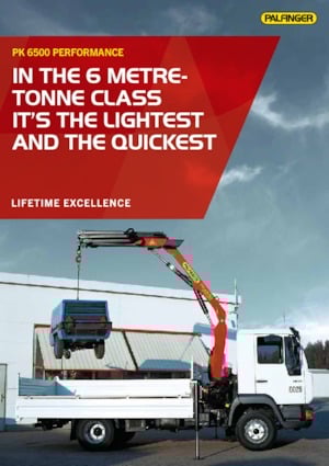 Hidraulikus rakodódaruk Palfinger PK 6500 A