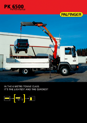 Hidraulikus rakodódaruk Palfinger PK 6500