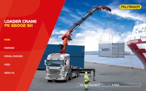 Hidraulikus rakodódaruk Palfinger PK 65002 SH A