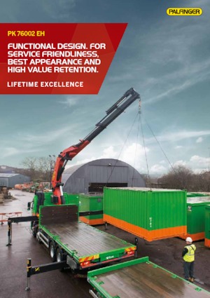 Hidraulikus rakodódaruk Palfinger PK 76002 EH F