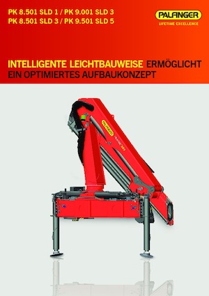 Hidraulikus rakodódaruk Palfinger PK 8.501 SLD 3 B