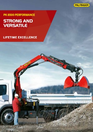 Hidraulikus rakodódaruk Palfinger PK 8500 B