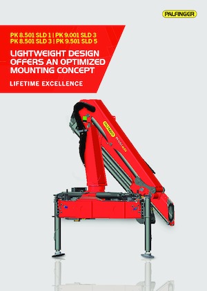 Hidraulikus rakodódaruk Palfinger PK 9.001 SLD 3 B