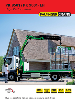 Hidraulikus rakodódaruk Palfinger PK 9001 EH D