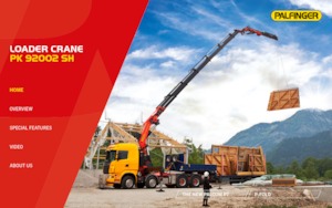 Hidraulikus rakodódaruk Palfinger PK 92002 SH F