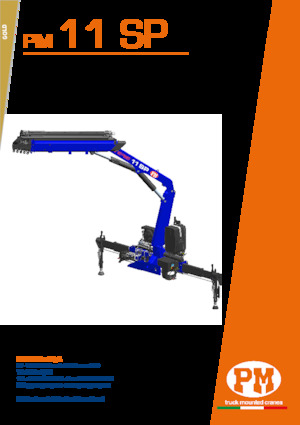 Hidraulikus rakodódaruk PM PM 11 SP