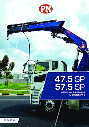 Hidraulikus rakodódaruk PM PM 57528SP +  J815.20