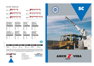 Hidraulikus rakodódaruk Amco Veba SC 6421