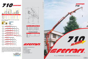 Hidraulikus rakodódaruk Ferrari® SC 710 A1 
