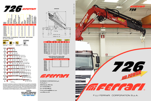 Hidraulikus rakodódaruk Ferrari® SC 726R A4 