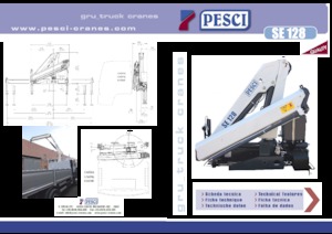 Hidraulikus rakodódaruk Pesci SE 128 H2B3