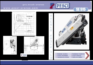Hidraulikus rakodódaruk Pesci SE 515
