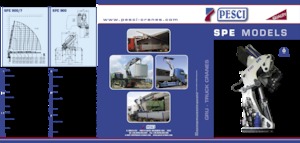 Hidraulikus rakodódaruk Pesci SPE 560