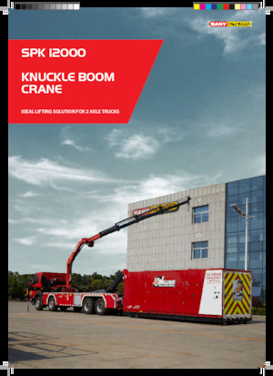 Hidraulikus rakodódaruk Sany SPK 12000 C