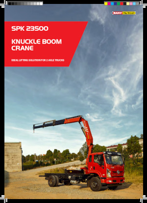 Hidraulikus rakodódaruk Sany SPK 23500 A 