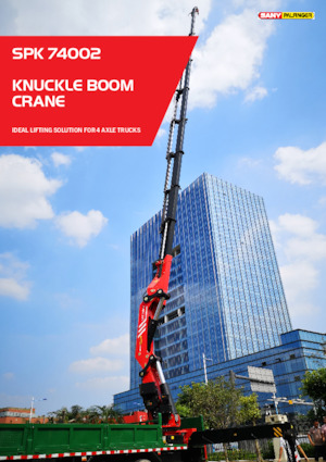 Hidraulikus rakodódaruk Sany SPK 74002 C