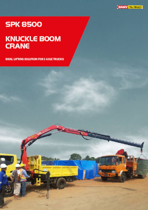 Hidraulikus rakodódaruk Sany SPK 8500 A