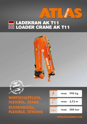 Hidraulikus rakodódaruk Atlas T 11 A26