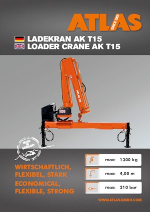 Hidraulikus rakodódaruk Atlas T 15 A26