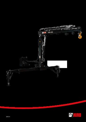 Hidraulikus rakodódaruk Hiab T-CLX 013-2 