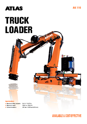 Hidraulikus rakodódaruk T-Atlas TLC 116.3 A3