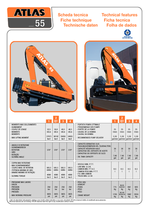 Hidraulikus rakodódaruk T-Atlas TLC 55.2 A1