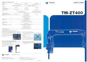 Hidraulikus rakodódaruk Tadano TM-ZT404