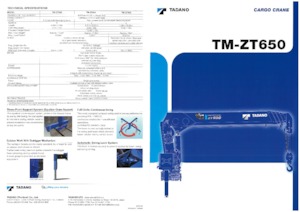 Hidraulikus rakodódaruk Tadano TM-ZT655