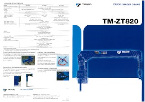 Hidraulikus rakodódaruk Tadano TM-ZT825