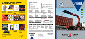 Hidraulikus rakodódaruk Amco Veba VR85-6 S Jib 6 