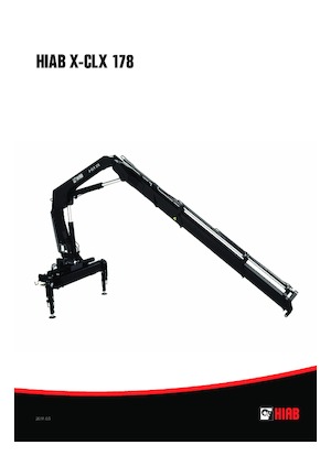 Hidraulikus rakodódaruk Hiab X-CLX 178 B-2 