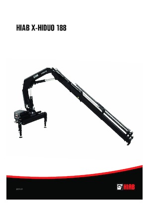 Hidraulikus rakodódaruk Hiab X-HiDuo 188 BS-2