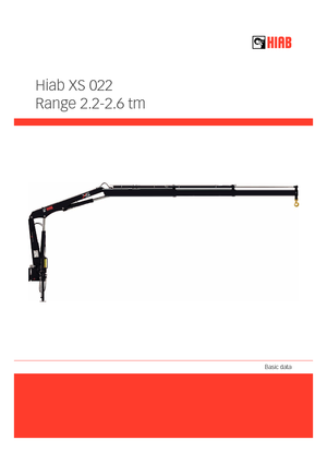 Hidraulikus rakodódaruk Hiab XS 022 B-1 DUO