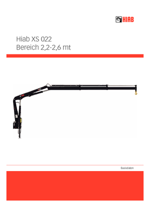 Hidraulikus rakodódaruk Hiab XS 022 B-2 HIDUO