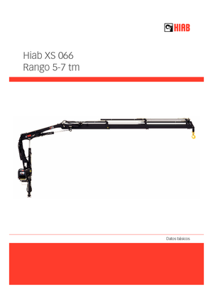 Hidraulikus rakodódaruk Hiab XS 066 D-4 HIDUO