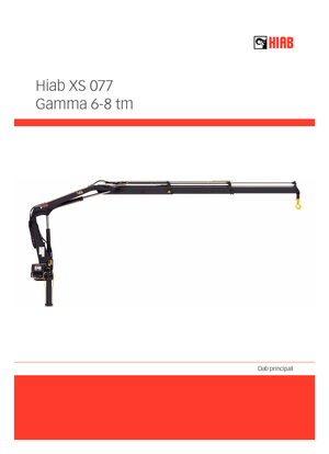Hidraulikus rakodódaruk Hiab XS 077 B-2 HIDUO