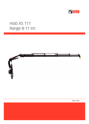 Hidraulikus rakodódaruk Hiab XS 111 B-3 HIDUO