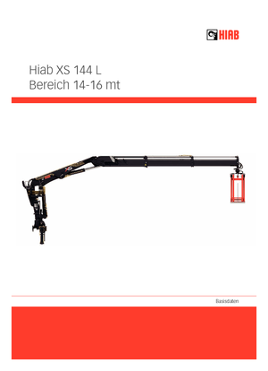 Hidraulikus rakodódaruk Hiab XS 144 DLS-5 PRO