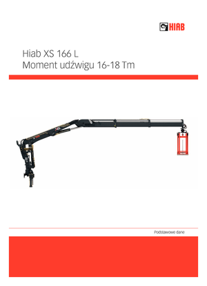 Hidraulikus rakodódaruk Hiab XS 166 DLS-4 PRO