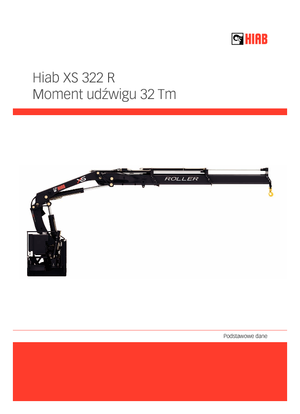 Gördülő rakodódaruk Hiab XS 322 EP-3 HIPRO CD