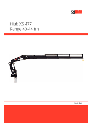 Hidraulikus rakodódaruk Hiab XS 477 E-8 HIPRO CD
