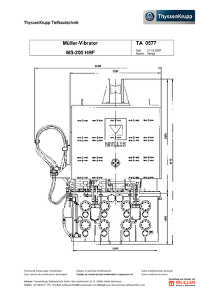 Vibrodöngölők Müller MS 200 H HF