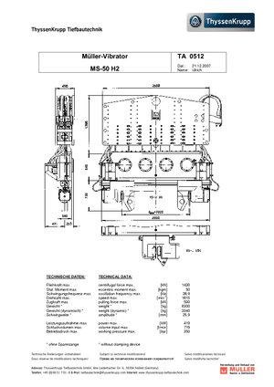 Vibrodöngölők Müller MS 50 H 2