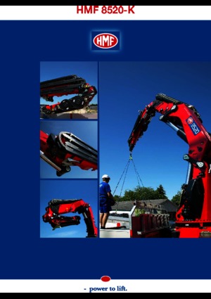 Hidraulikus rakodódaruk HMF 8520-OK4
