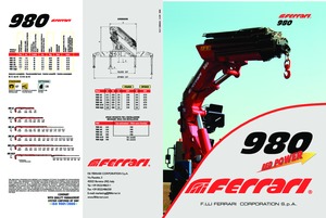 Hidraulikus rakodódaruk Ferrari® 980 A6 J6 