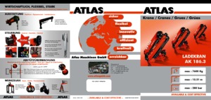 Hidraulikus rakodódaruk Atlas AK 186.3 A3 