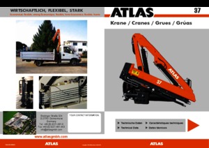 Hidraulikus rakodódaruk Atlas AK 37.3